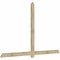 Ekena Millwork Eugene Rough Sawn Timber Gable Bracket, Douglas Fir, 96"W x 60"H x 2"D x 4"F, 15/12 Pitch GBW096X60X0204EUG00RDF - alternate 3